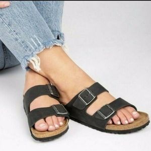 BIRKENSTOCK Arizona black sandals